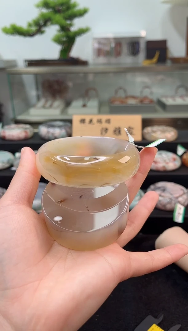 未镶嵌手镯石英质玉64圈口（赠品镯心）3781182