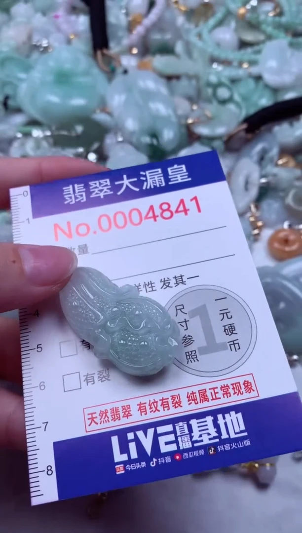 吊坠(不含链)未镶嵌翡翠4841