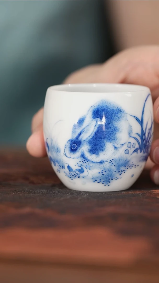 瓷片瓷片墨舍画堂春 兔子 3