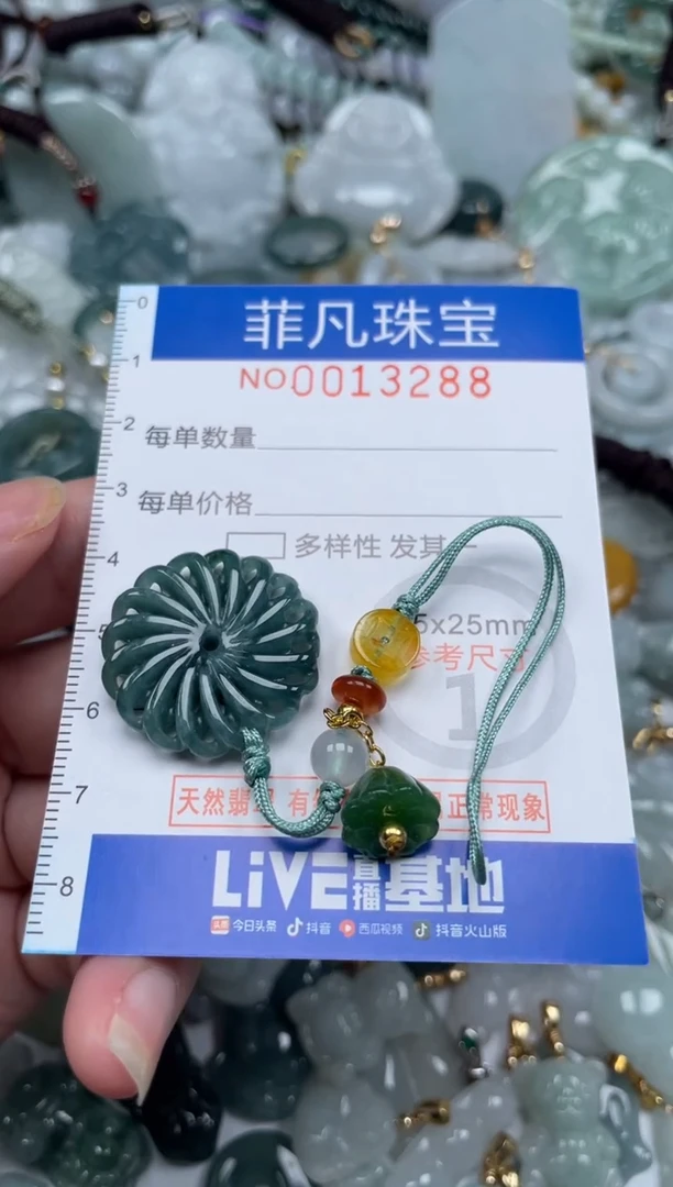 颈饰未镶嵌翡翠13288