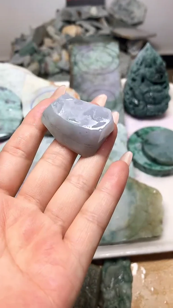 裸石翡翠天然缅甸翡翠A货37