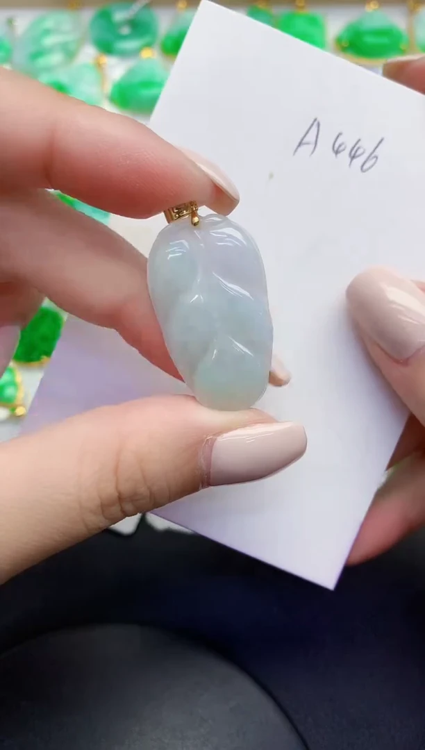 颈饰未镶嵌翡翠缅甸天然翡翠A货