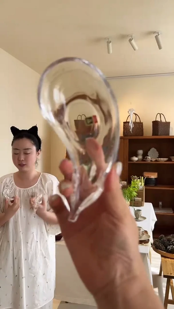 茶道摆件0000水晶茄子