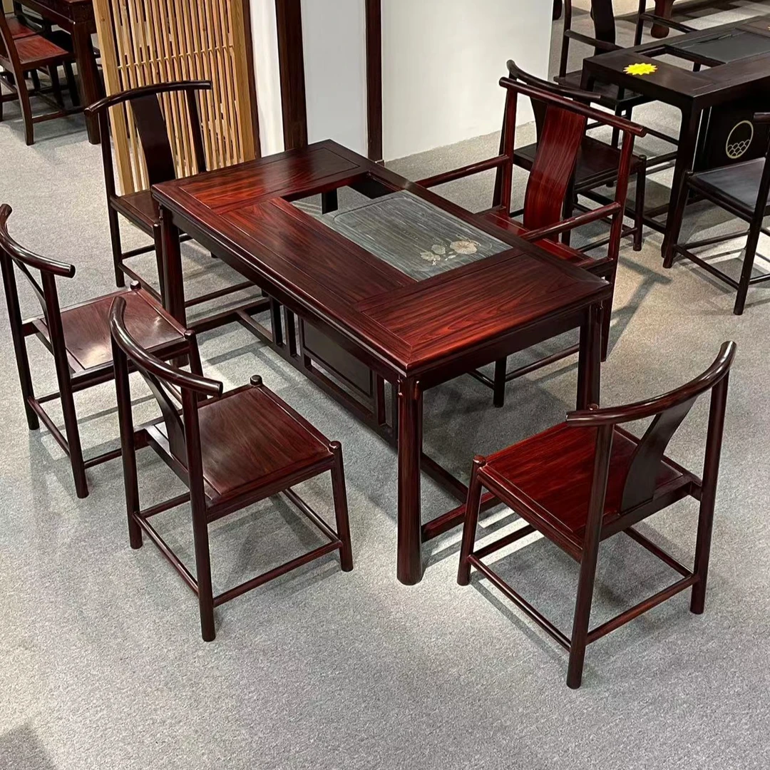 1米48新中式泡茶台南美茶台 简约办公室茶台家用泡茶桌