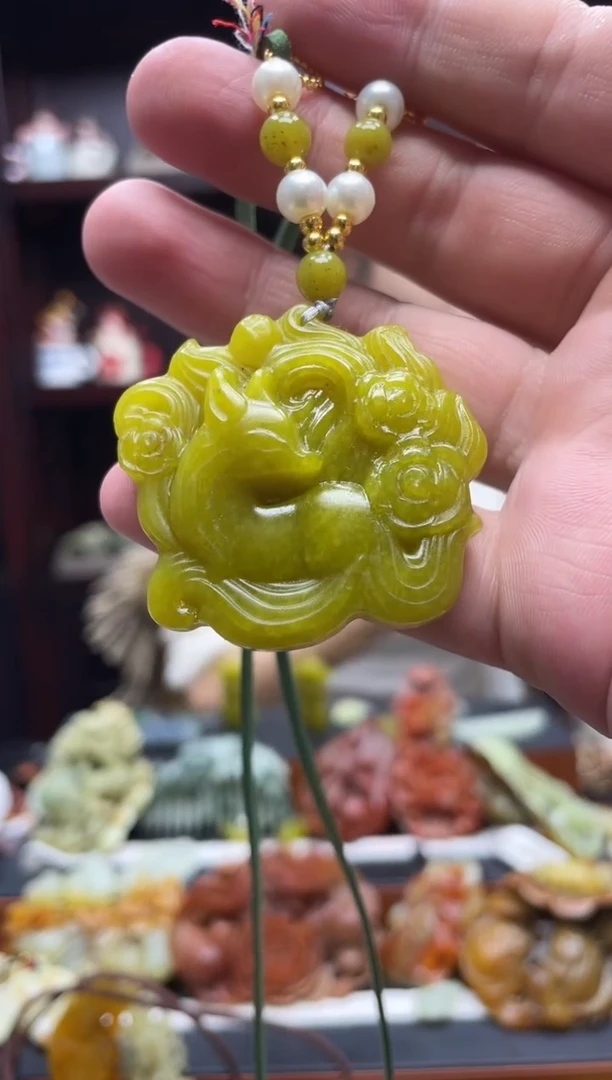 岫玉未镶嵌吊坠·多样性发货*拍一发一