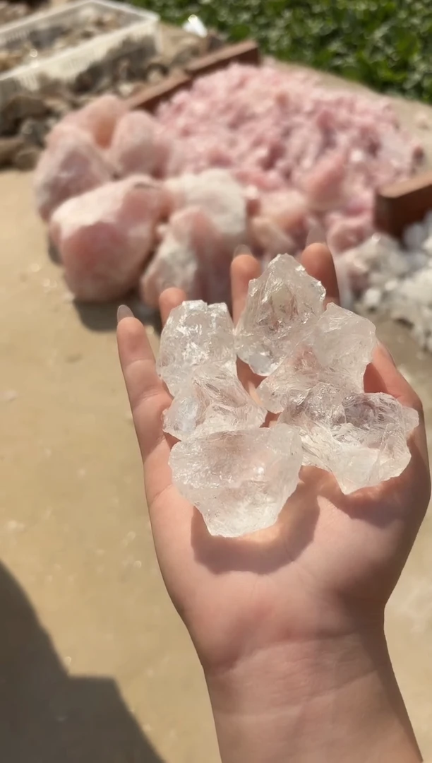 【闪购商品】水晶摆件未镶嵌白阿赛多样性发一个 231