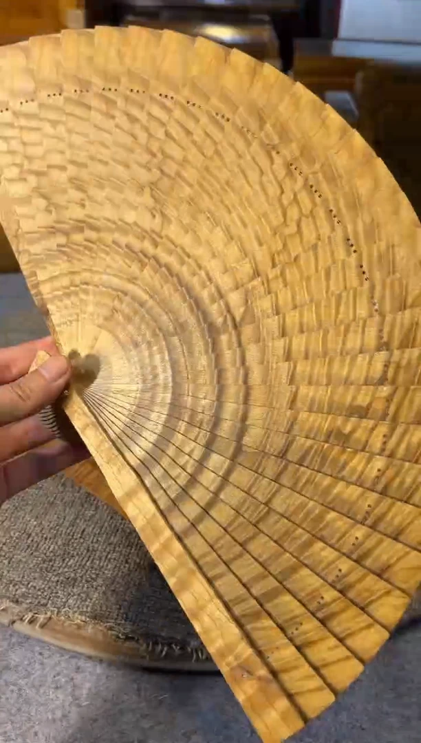 乌木类成套家具金丝楠扇子 s26