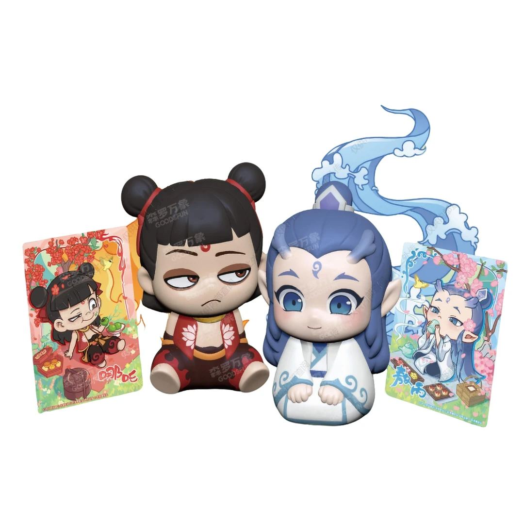 card.fun/集卡社正版【哪吒之魔童闹海】Q玩捏捏乐-哪吒-敖丙周边