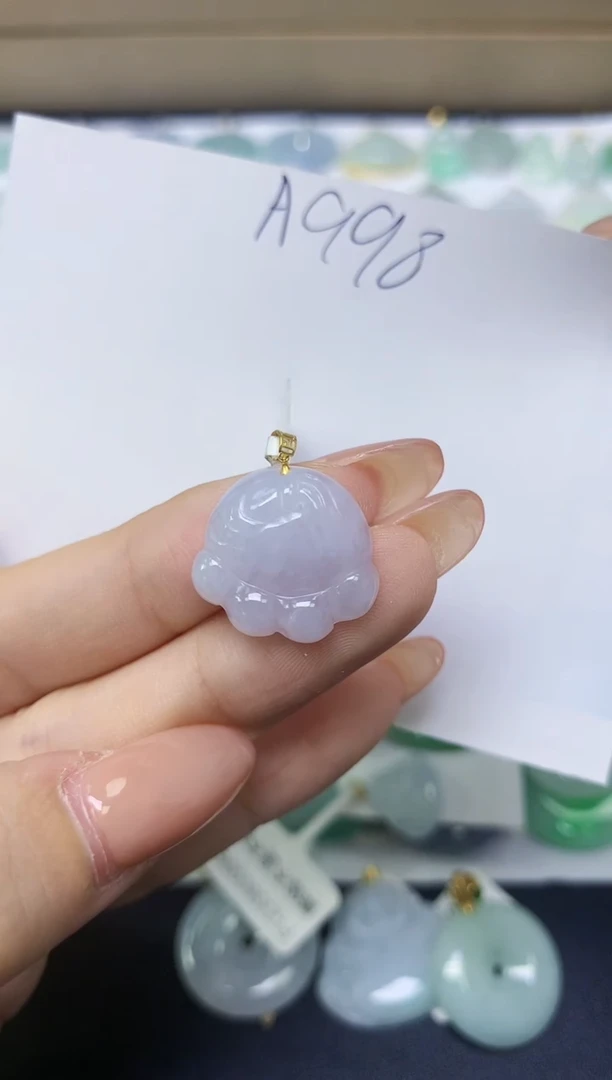 颈饰未镶嵌翡翠天然缅甸A货翡翠百元以上9元证书费自理