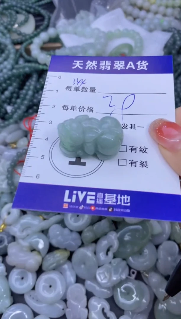 颈饰未镶嵌翡翠天然翡翠A货批量多样性发一件