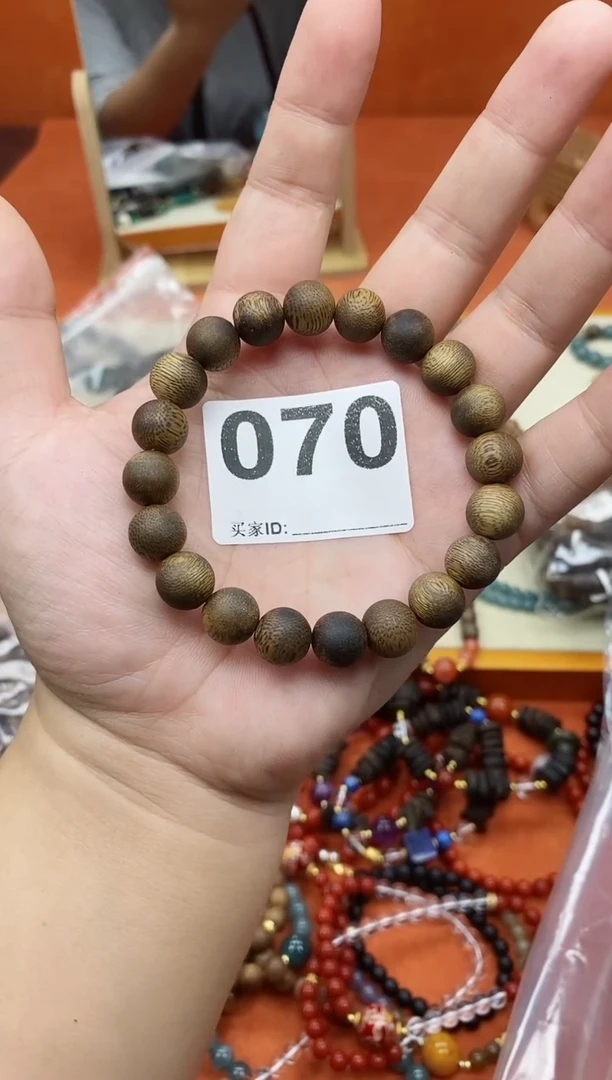 檀香木手串/手链单圈莺歌绿10 手串