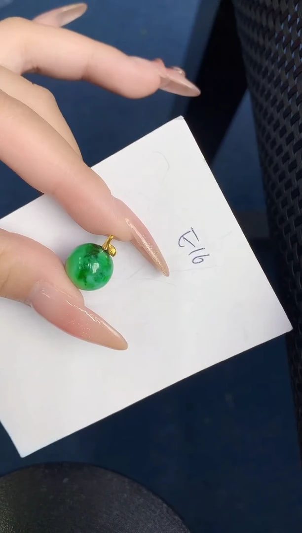 【闪购商品】翡翠颈饰18K金镶嵌000000000