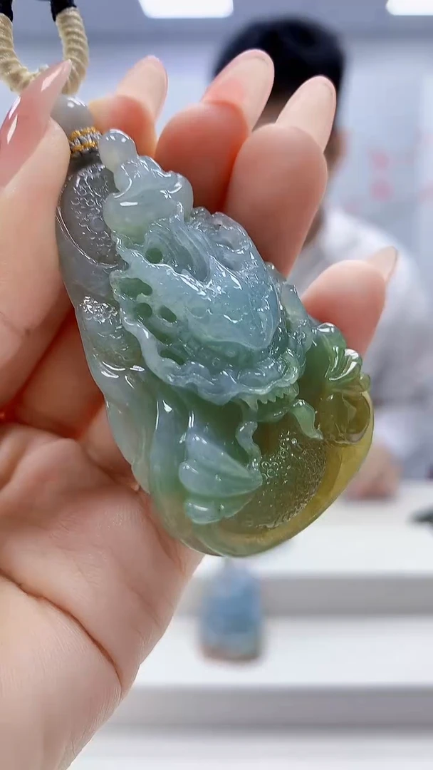 未镶嵌定制翡翠5028ty-毛货挂件41