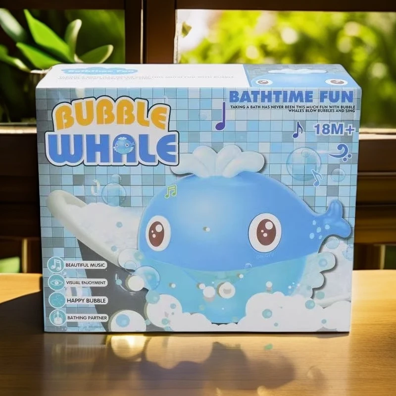 鲸鱼吐泡泡机戏水玩具 18003