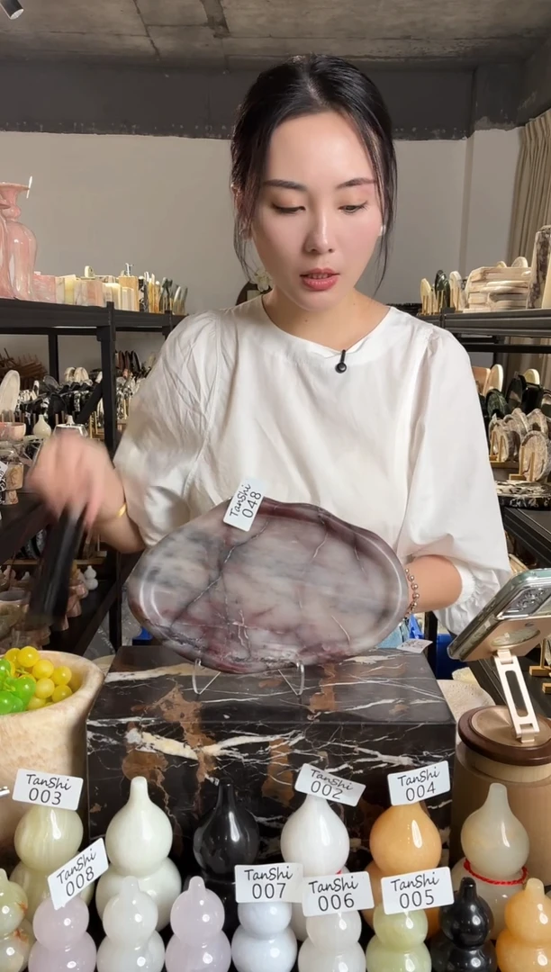 石材048大理石云朵盘