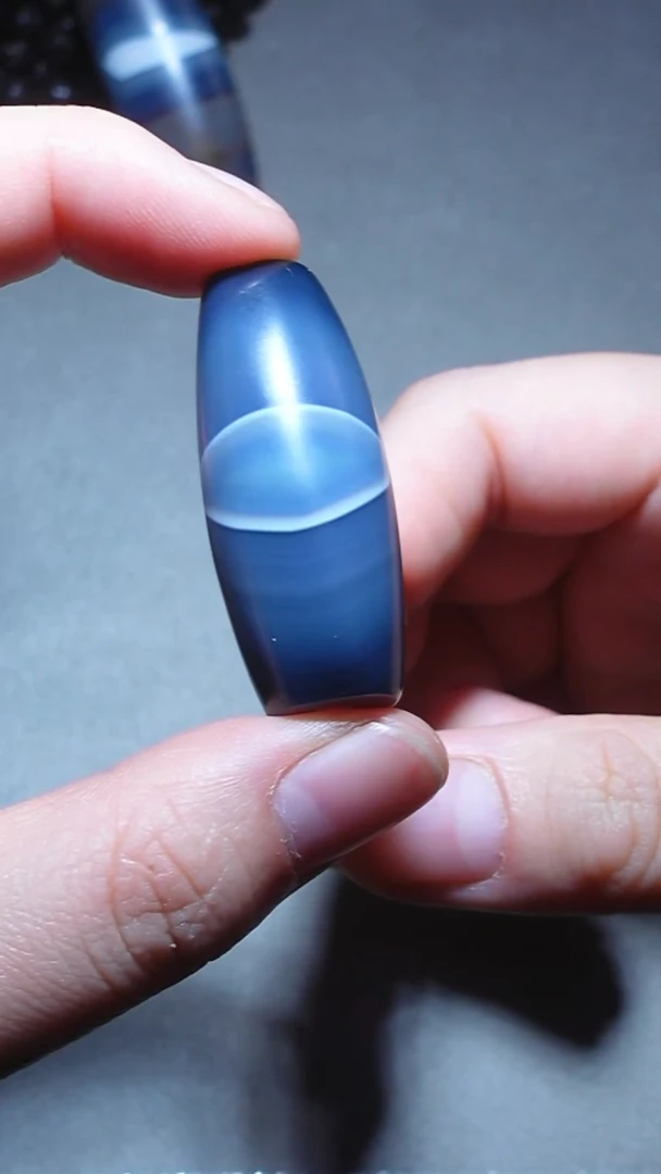 未镶嵌海之眸玛瑙/玉髓一眼天珠（1号）