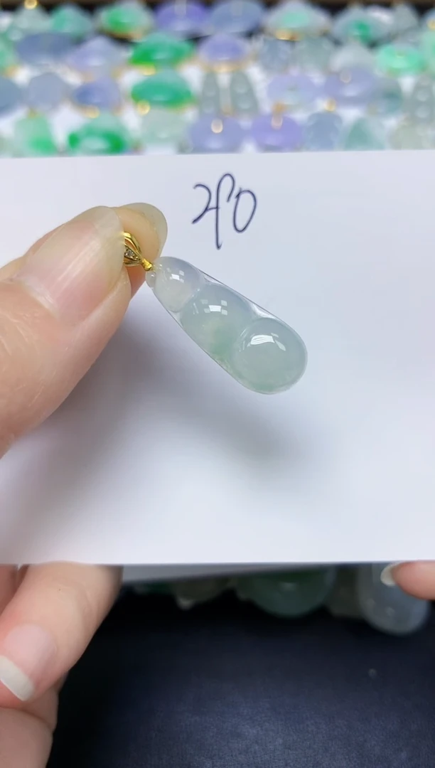 翡翠未镶嵌颈饰天然缅甸翡翠A货