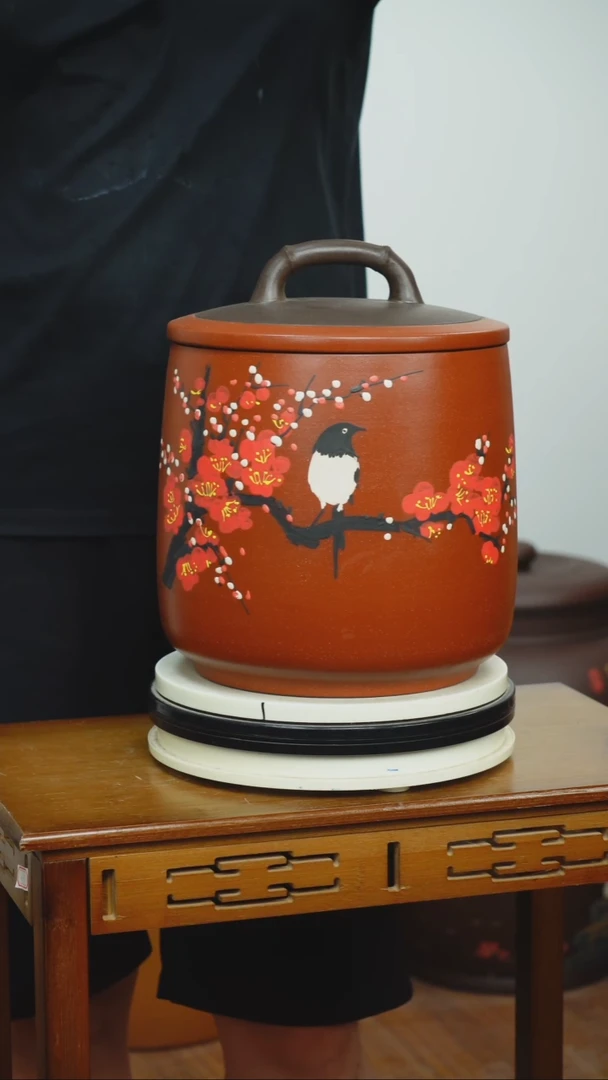 宜兴原矿紫砂茶叶罐