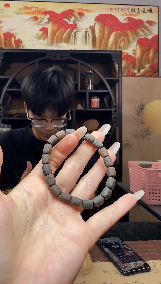 沉香碎屑沉香179号桶珠沉勾丝粉末多样性发一0707