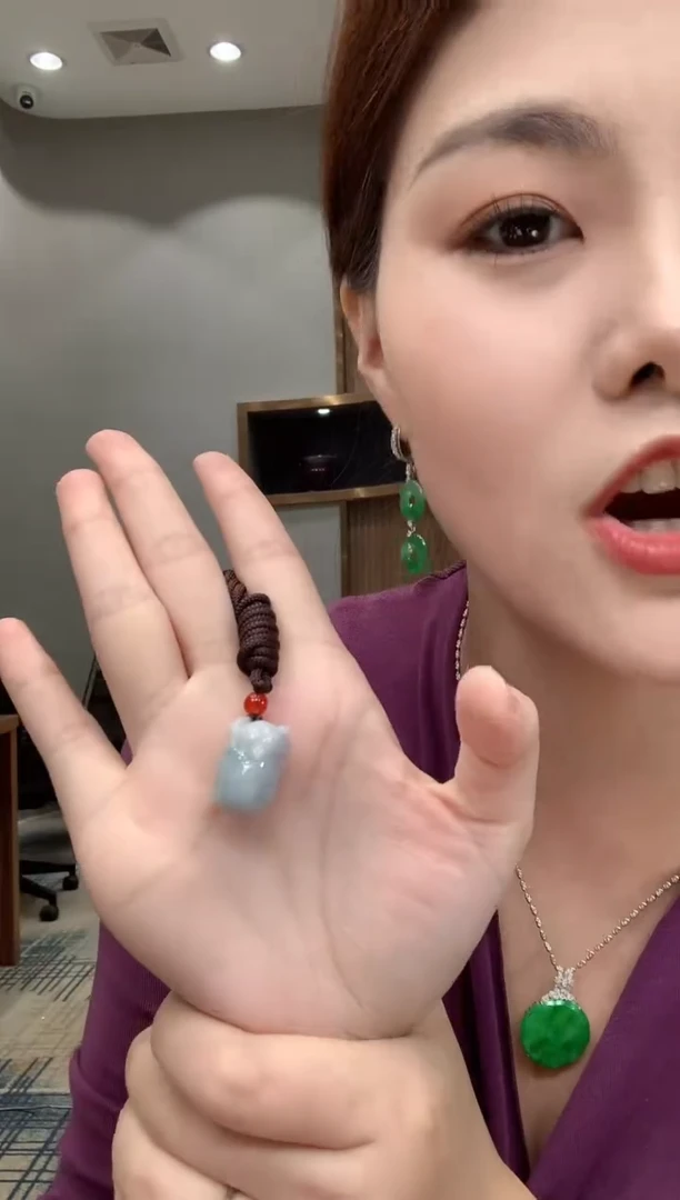 吊坠(不含链)未镶嵌翡翠3猪猪吊坠