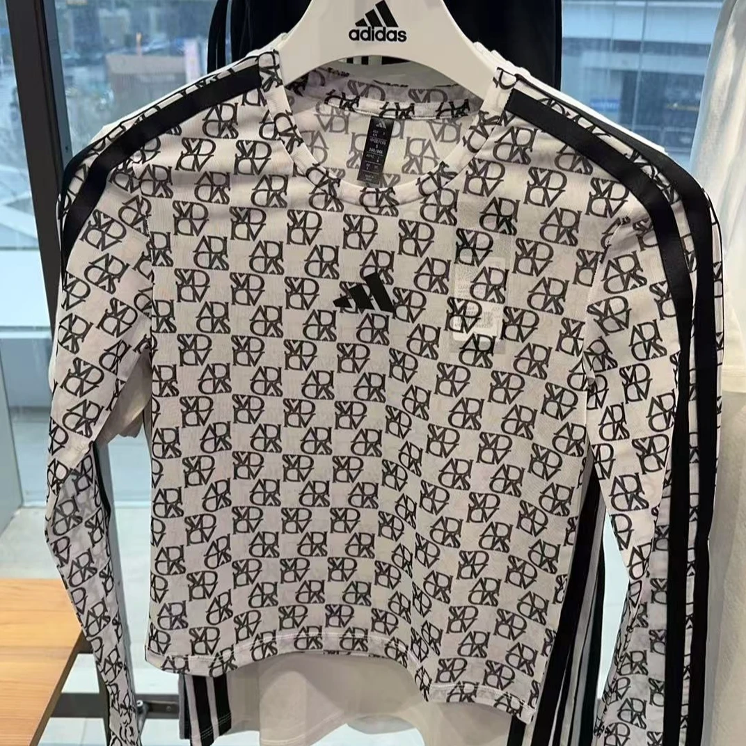 【劲浪体育】训练长袖T恤2025春季女运动沙衣长袖T恤JY7664