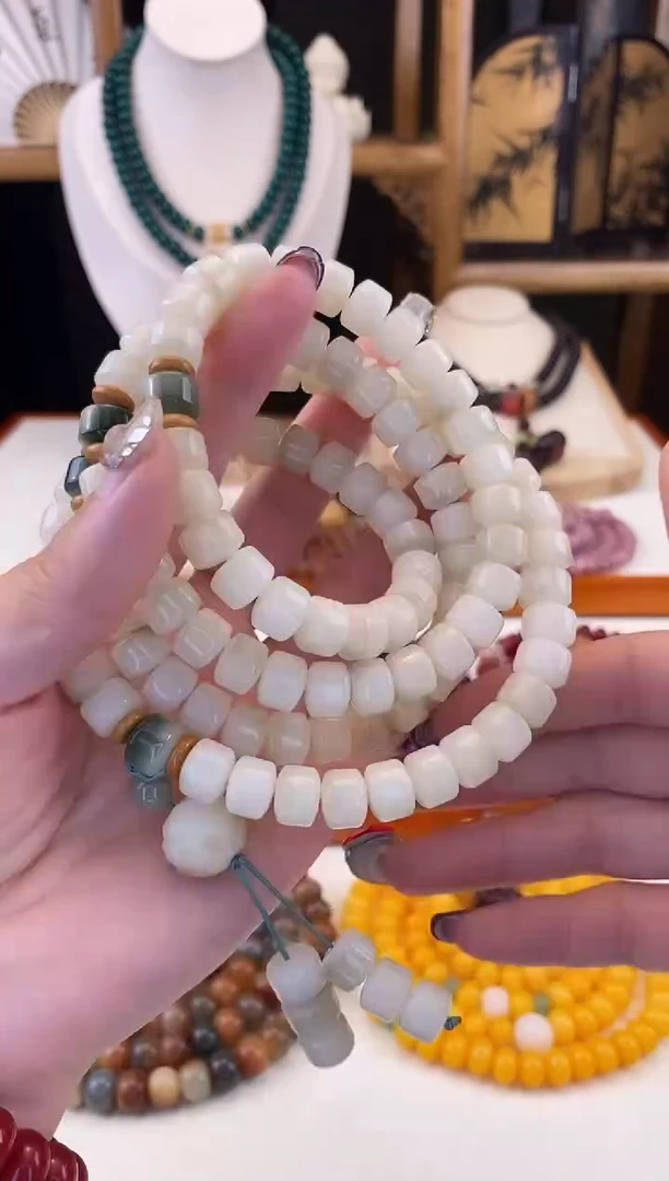 【闪购商品】菩提根/象牙果手串经轮浅色