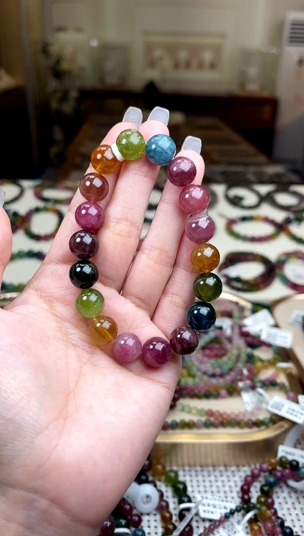 【闪购商品】碧玺/未镶嵌11mm+碧玺单圈多样性发货