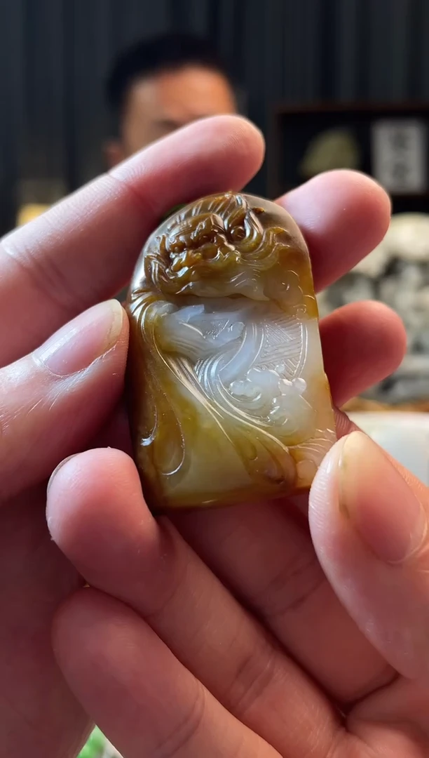 和田玉未镶嵌吊坠(不含链)挂件