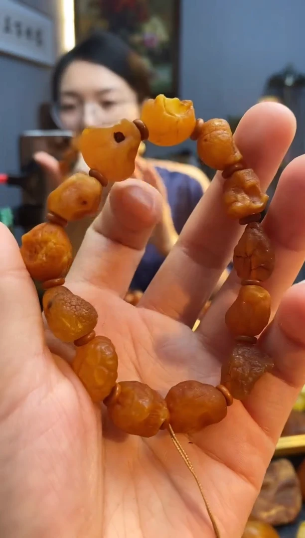 手链琥珀未镶嵌手串