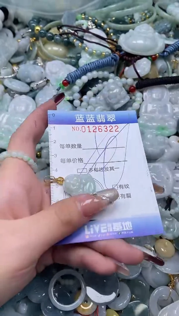 【闪购商品】翡翠颈饰未镶嵌闪购0126322多样性发其一