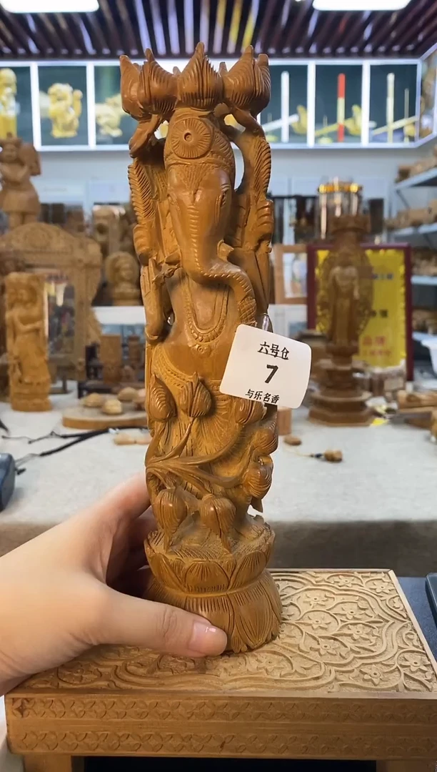 檀香木其他工艺品象神 307克 6号仓7