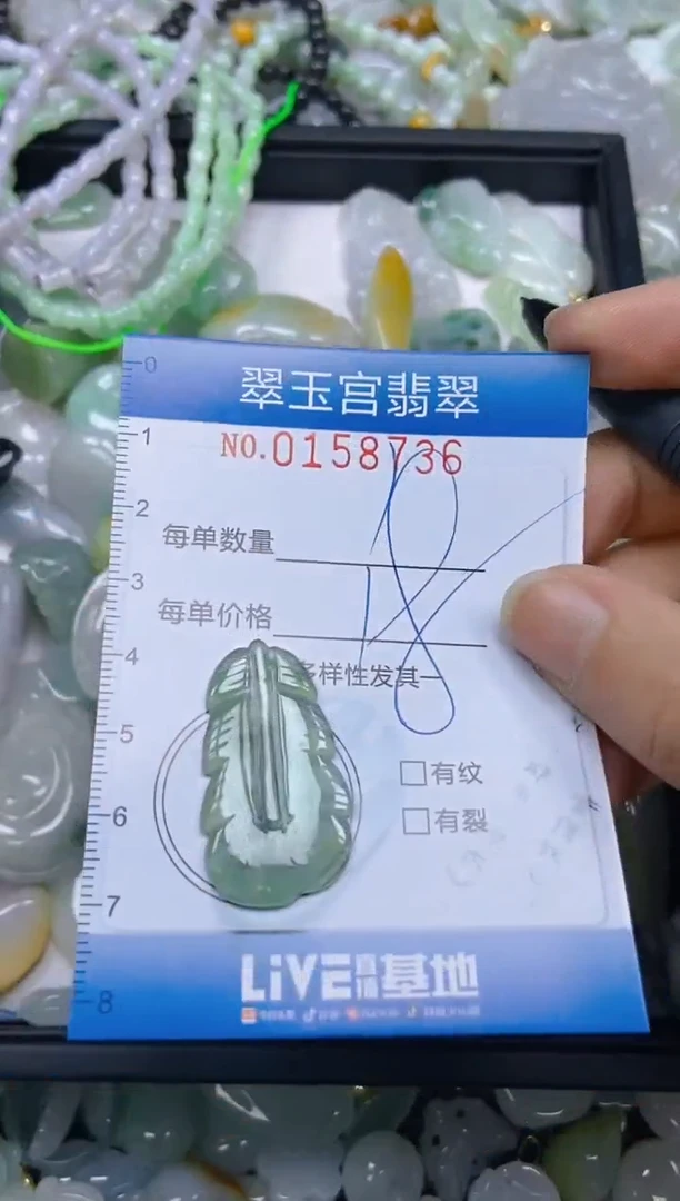 翡翠未镶嵌颈饰闪购0158736