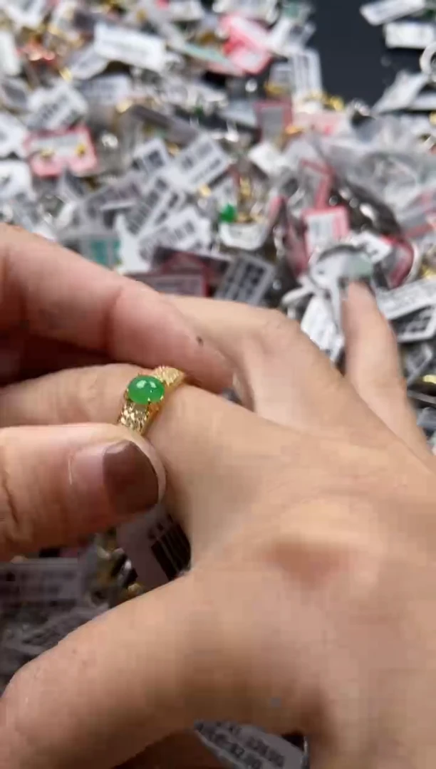 未镶嵌戒指翡翠8888-----3