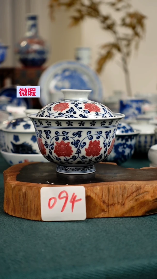 杯094全手工手绘茶器