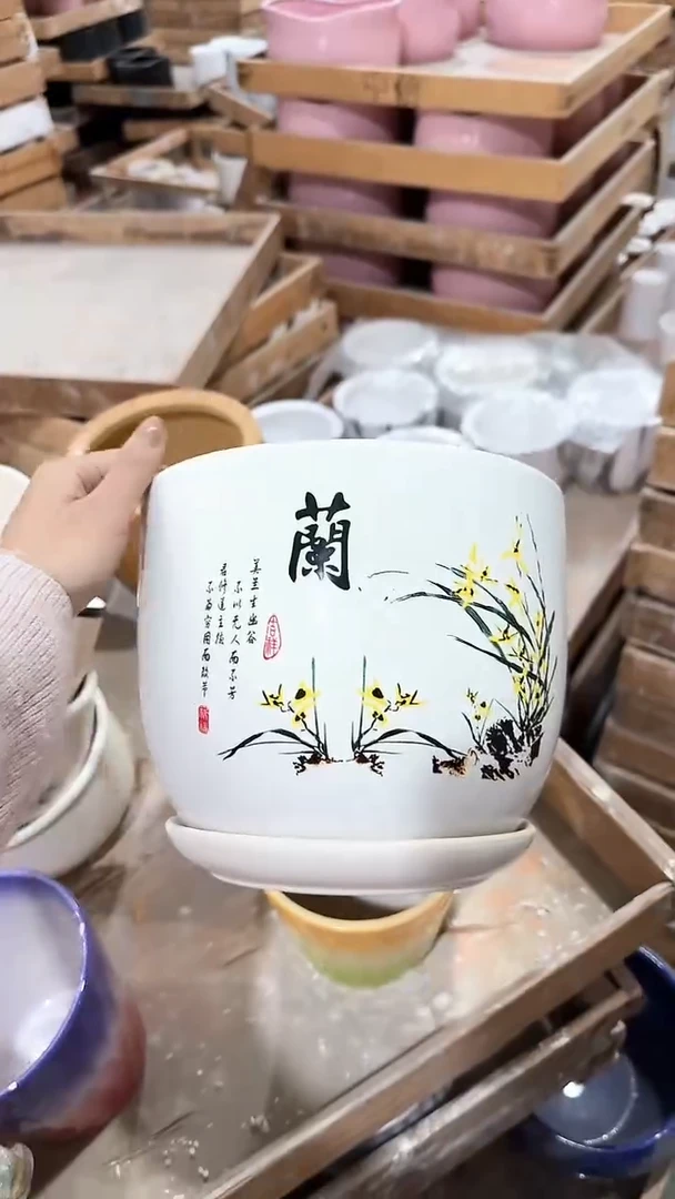 高温陶瓷花盆+E127