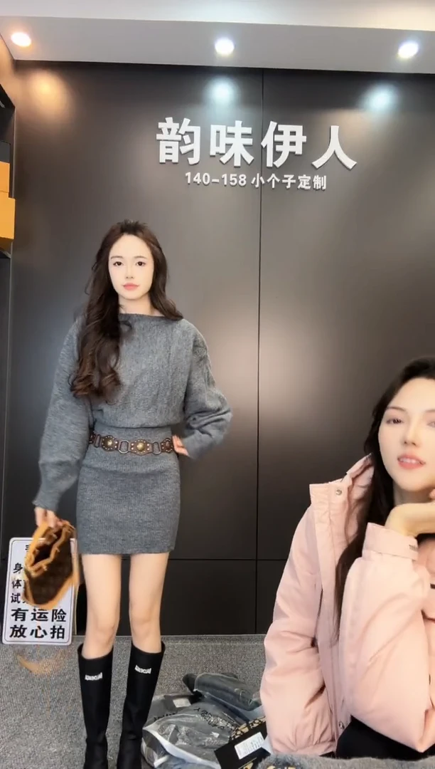 64号灰色连衣裙子m