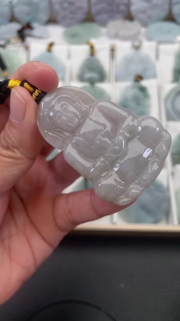 颈饰未镶嵌翡翠天然缅甸翡翠A货174