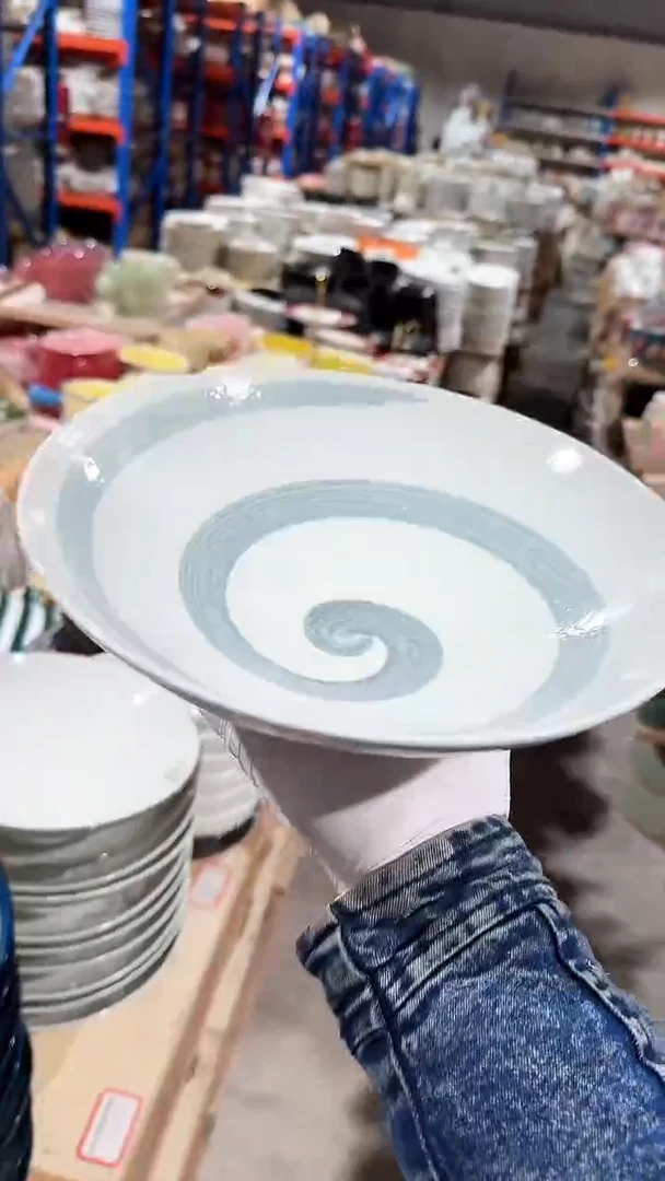陶瓷9.5英寸斗笠碗微瑕 凑满20元包邮