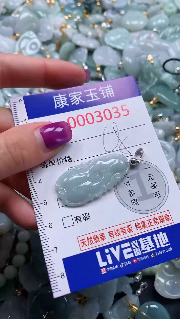 颈饰未镶嵌翡翠3035