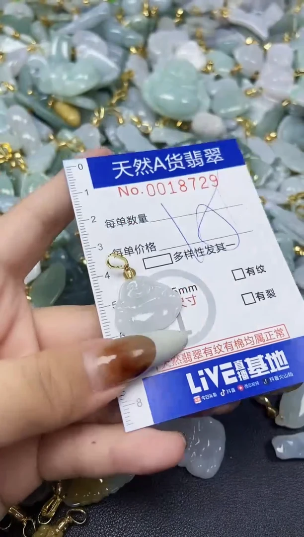 【闪购商品】翡翠颈饰未镶嵌天然A货翡翠