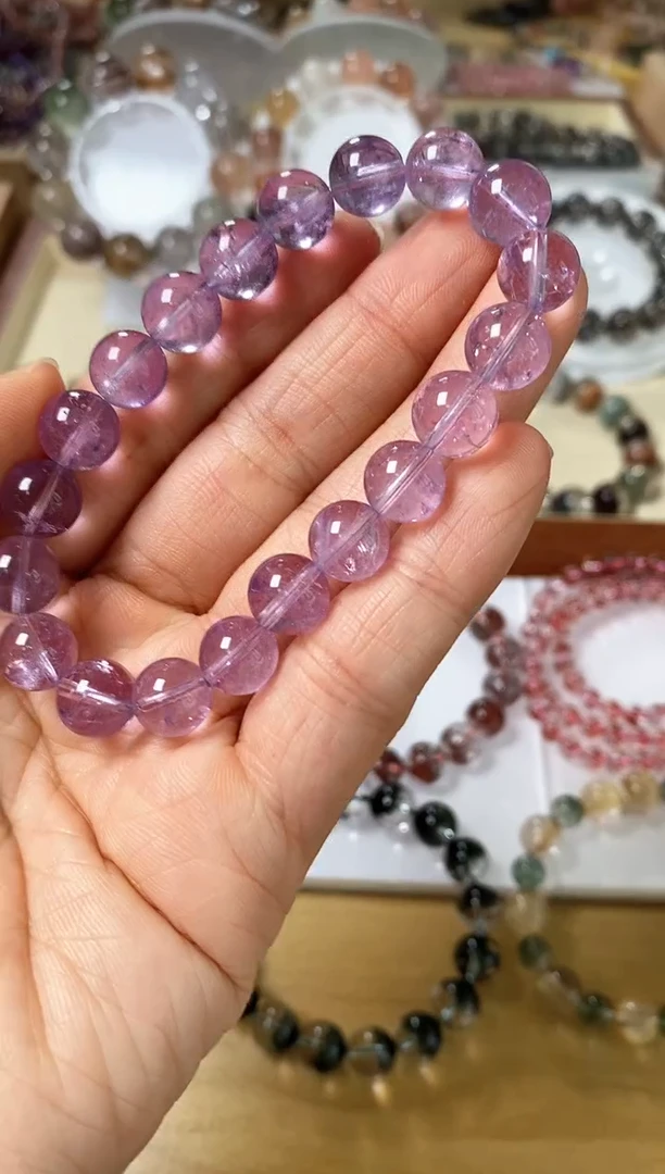 水晶手链未镶嵌紫水晶10
