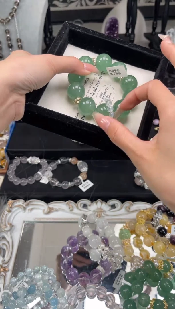 【闪购商品】烟晶手链银S925镶嵌天然水晶 多样性发货