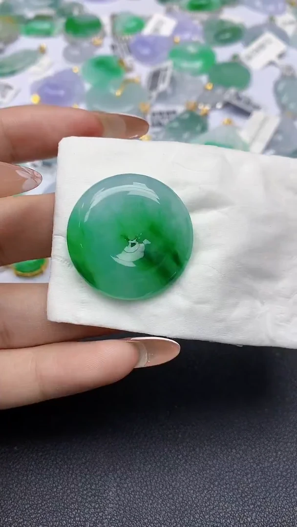 颈饰未镶嵌翡翠a货假一赔三支持复检百元上9元证书费自理