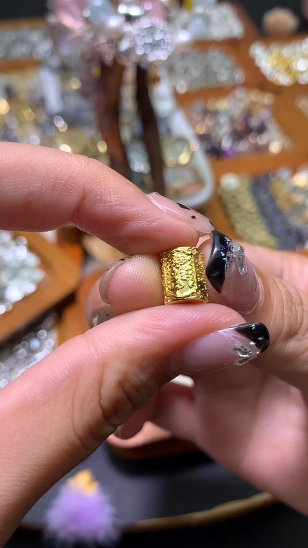 锆石合金吉言桶珠 6元2个