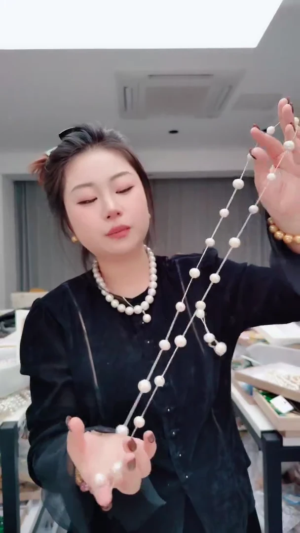 颈饰未镶嵌淡水珍珠2851毛衣链