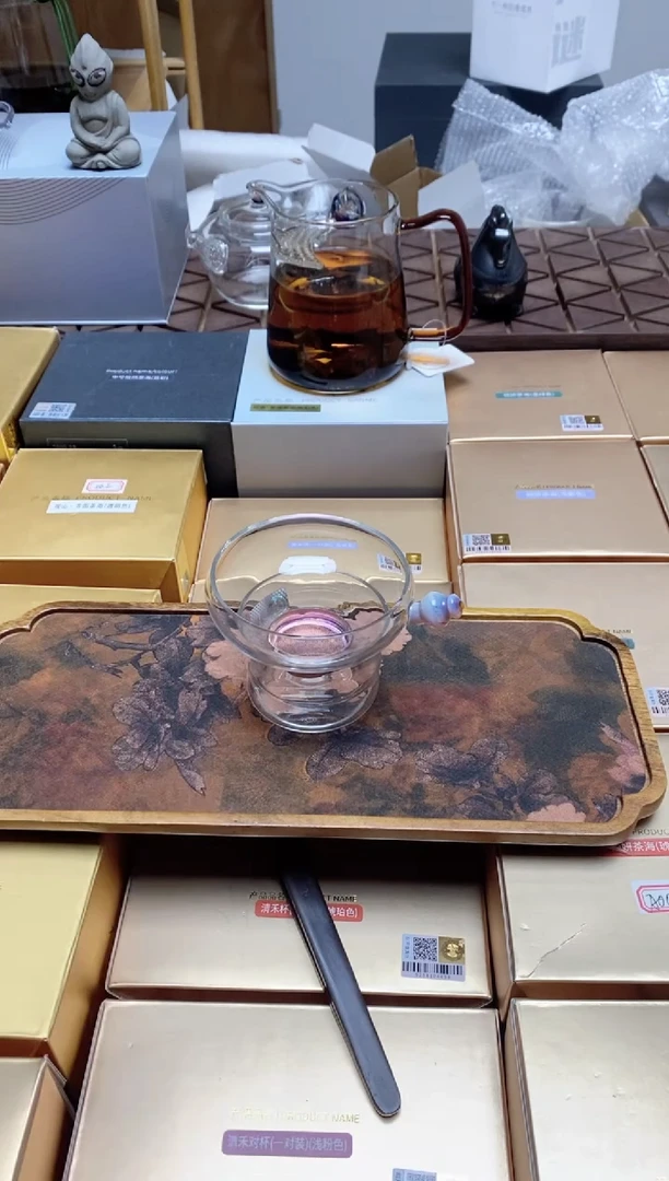 【闪购商品】孤品禾器奉珠滤网茶漏晨曦粉