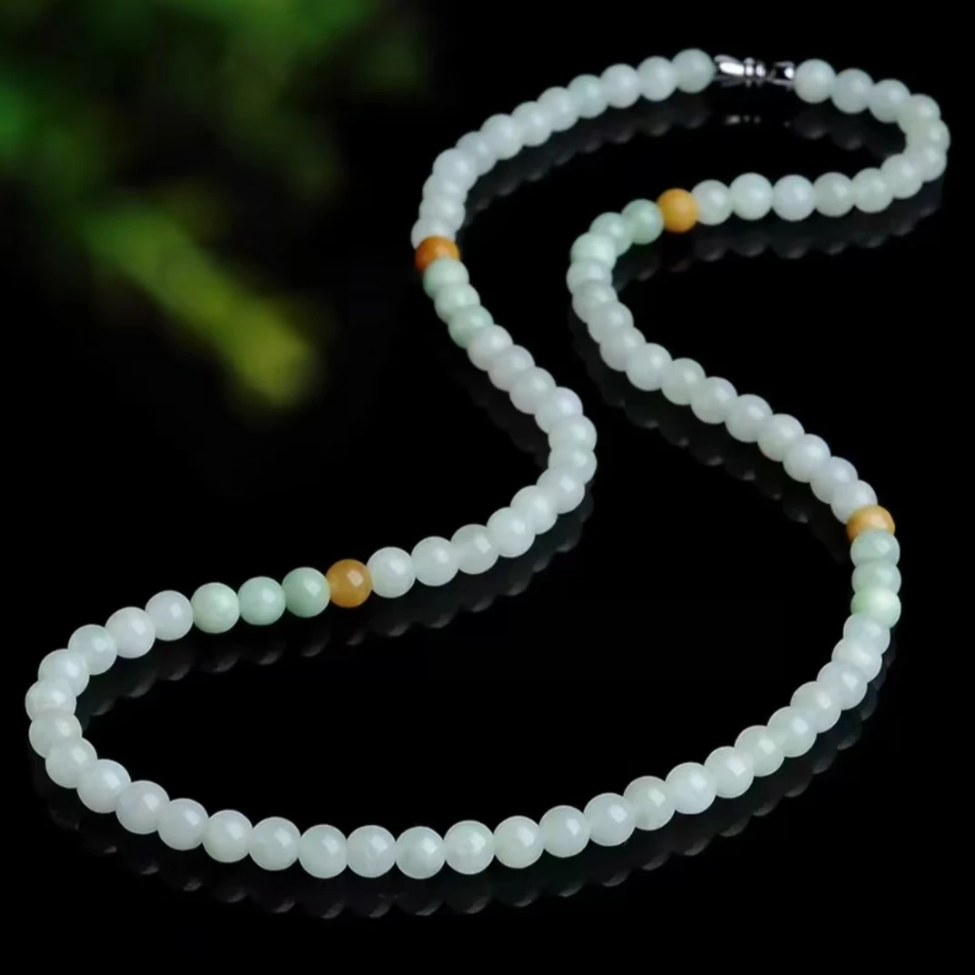 【宇哥】【纳福】老坑翠绿天然原创设计国风精选项链天然