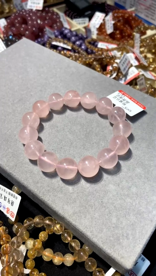 【闪购商品】水晶690-未镶嵌仙女粉13mm+