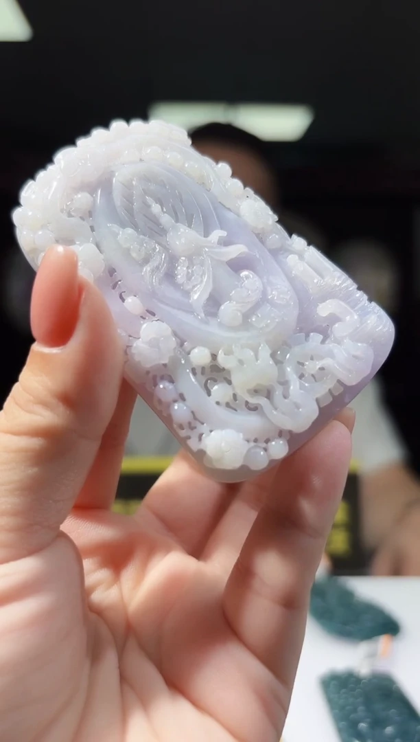 未镶嵌定制翡翠01/0918/C/发其一件/人物