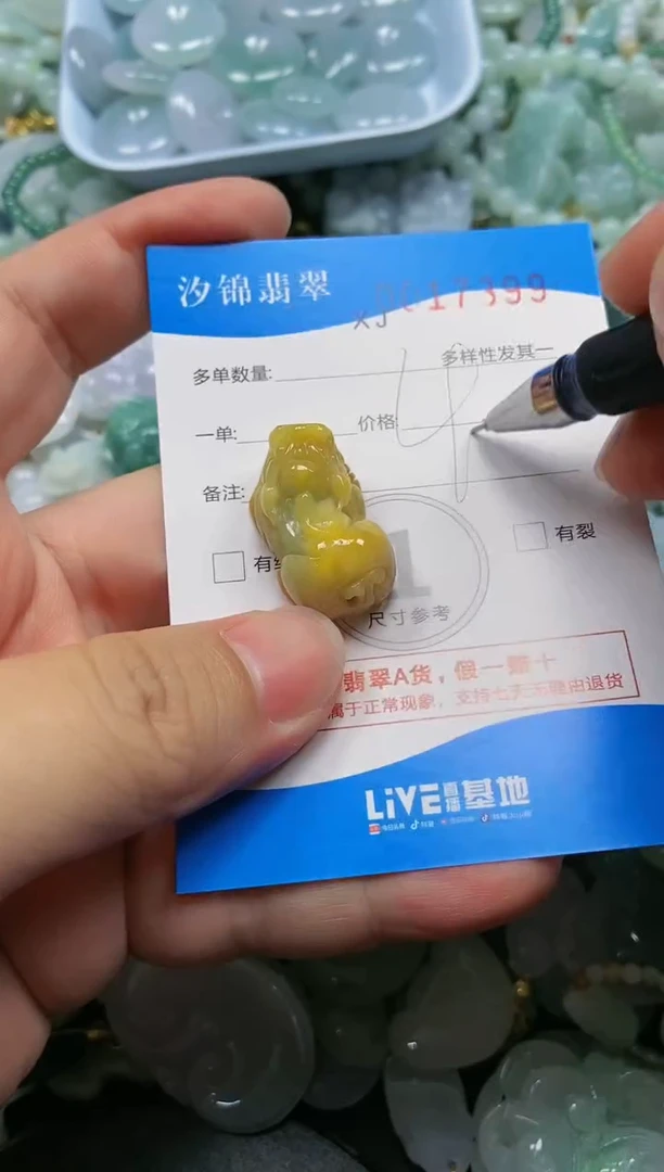 翡翠未镶嵌颈饰闪购商品0017399